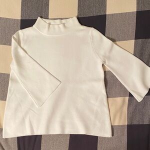 Fate White Turtleneck Sweater
